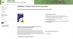 Desktop Screenshot of europam.net